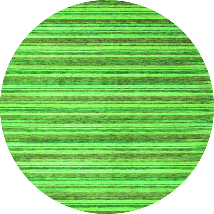Machine Washable Abstract Green Contemporary Area Rugs, wshcon290grn