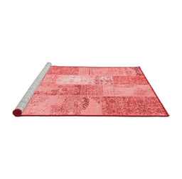 Transitional Red Washable Rugs