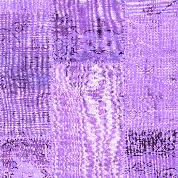 Patchwork Purple Transitional Rug, con2911pur