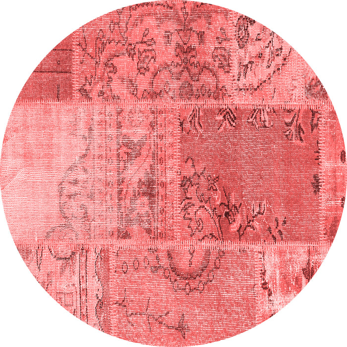 Patchwork Red Transitional Rug, con2912red
