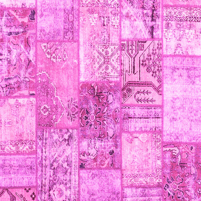Patchwork Pink Transitional Rug, con2914pnk