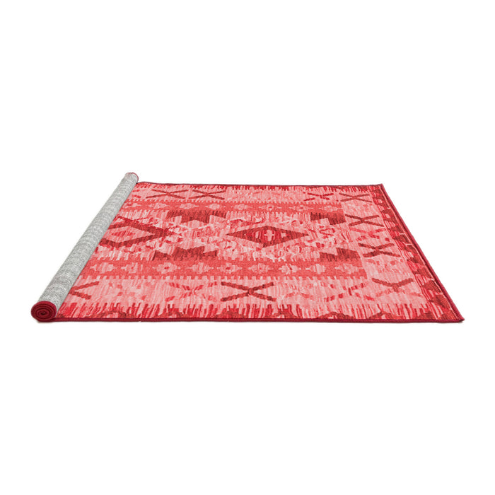 Contemporary Red Washable Rugs