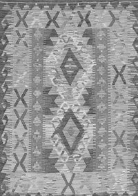 Abstract Gray Contemporary Rug, con2915gry