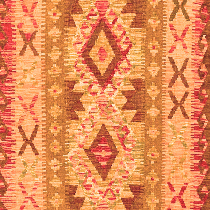 Serging Thickness of Machine Washable Abstract Orange Contemporary Area Rugs, wshcon2915org