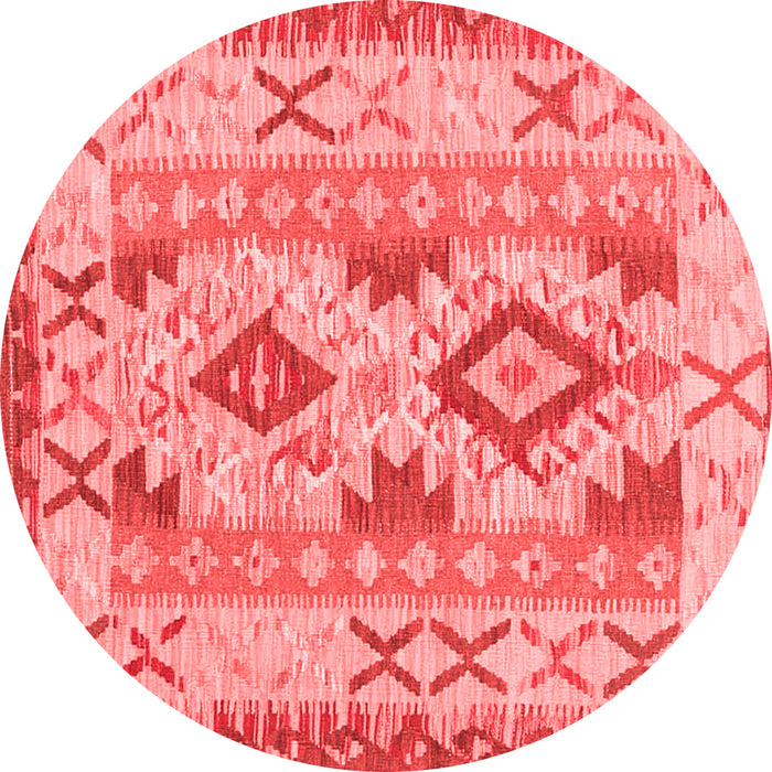 Abstract Red Contemporary Rug, con2915red