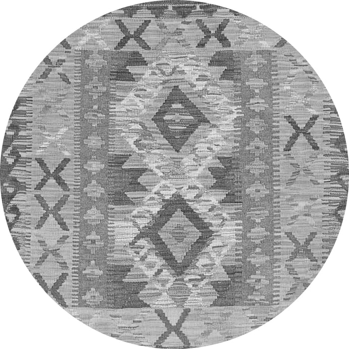 Square Abstract Gray Contemporary Rug, con2915gry