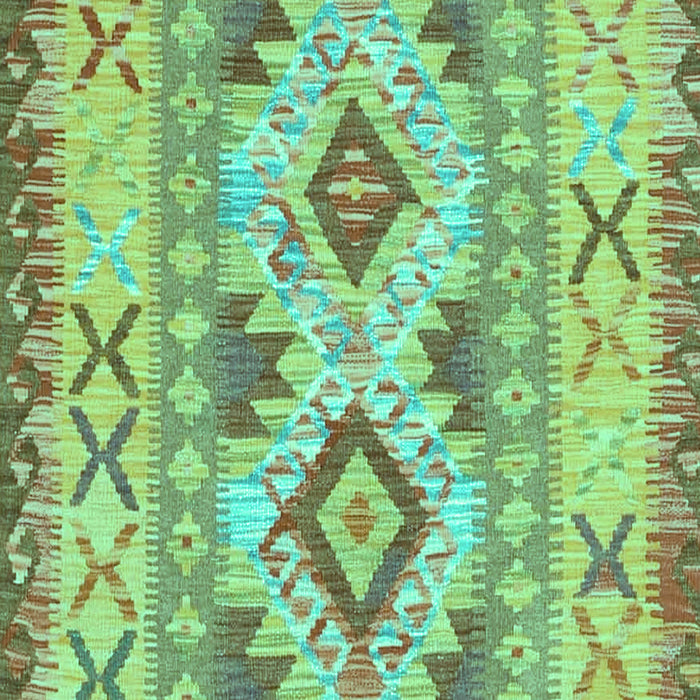 Abstract Turquoise Contemporary Rug, con2915turq