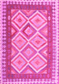 Abstract Pink Contemporary Rug, con2916pnk