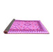 Sideview of Abstract Purple Contemporary Rug, con2916pur