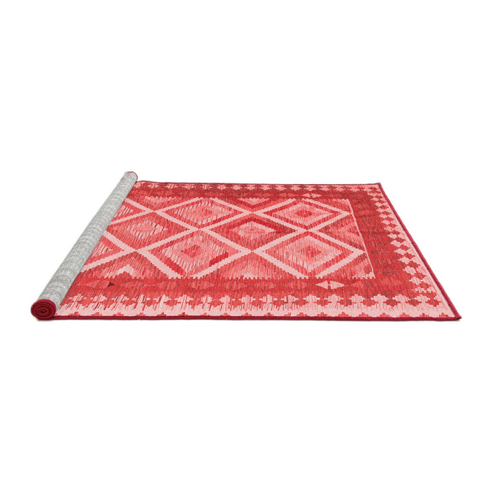 Contemporary Red Washable Rugs
