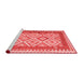 Contemporary Red Washable Rugs