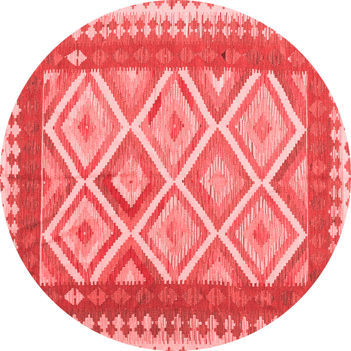 Abstract Red Contemporary Rug, con2916red
