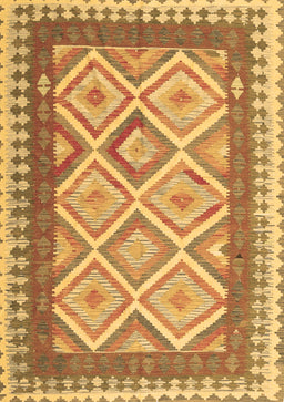 Abstract Brown Contemporary Rug, con2916brn