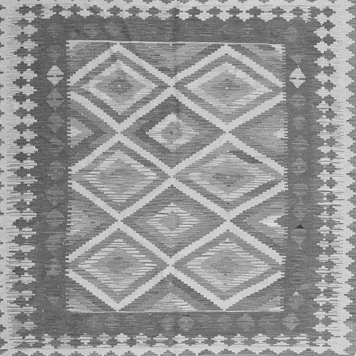 Round Machine Washable Abstract Gray Contemporary Rug, wshcon2916gry