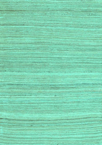 Abstract Turquoise Contemporary Rug, con2917turq