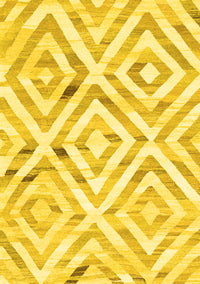 Southwestern Yellow Country Rug, con2918yw