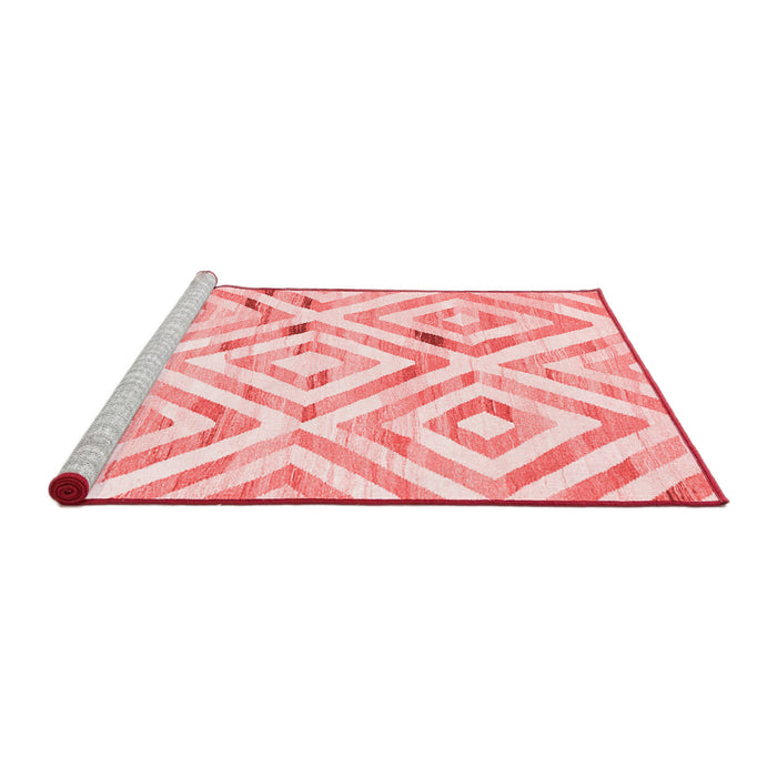 Country Red Washable Rugs