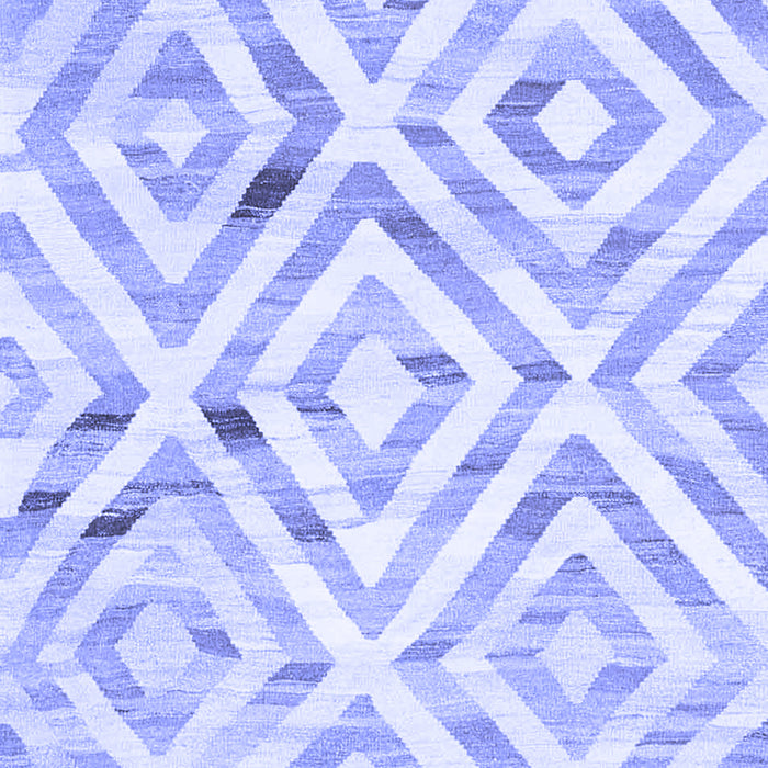 Machine Washable Southwestern Blue Country Rug, wshcon2918blu