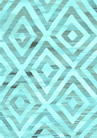 Southwestern Light Blue Country Rug, con2918lblu