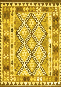 Southwestern Yellow Country Rug, con2919yw