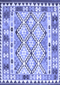 Southwestern Blue Country Rug, con2919blu