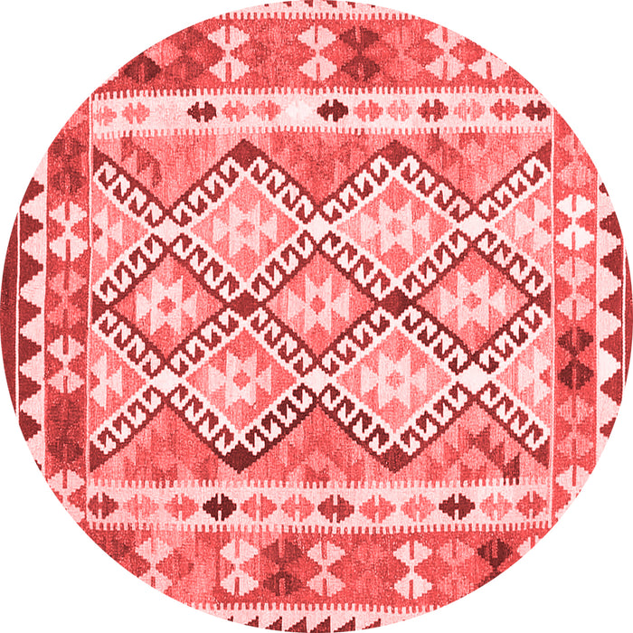 Machine Washable Southwestern Red Country Rug, wshcon2919red