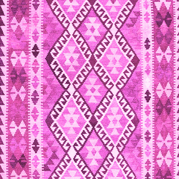 Machine Washable Southwestern Pink Country Rug, wshcon2919pnk