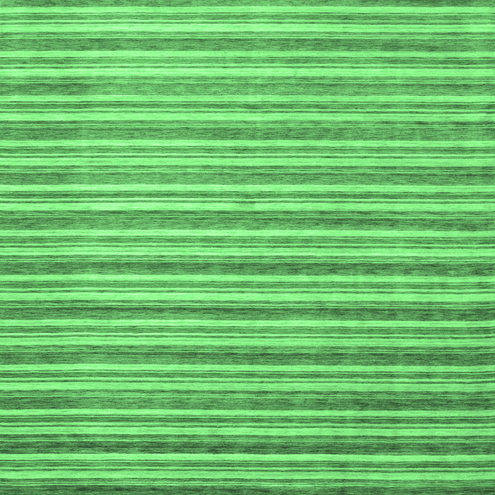 Square Abstract Emerald Green Contemporary Rug, con291emgrn