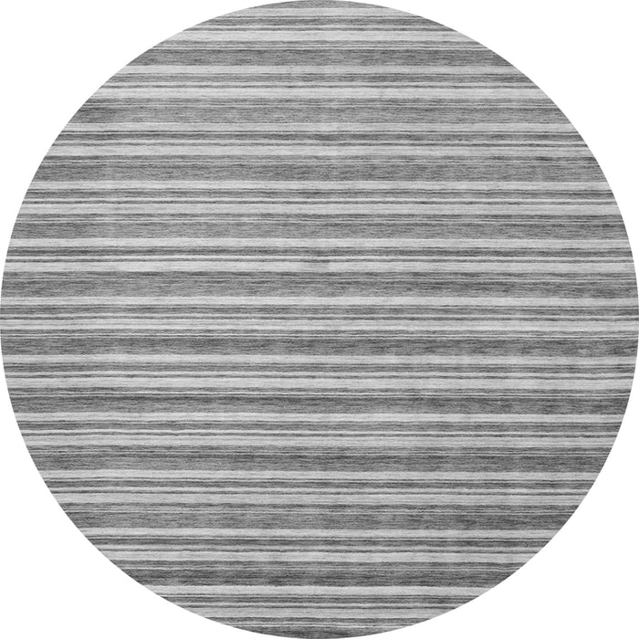 Square Abstract Gray Contemporary Rug, con291gry