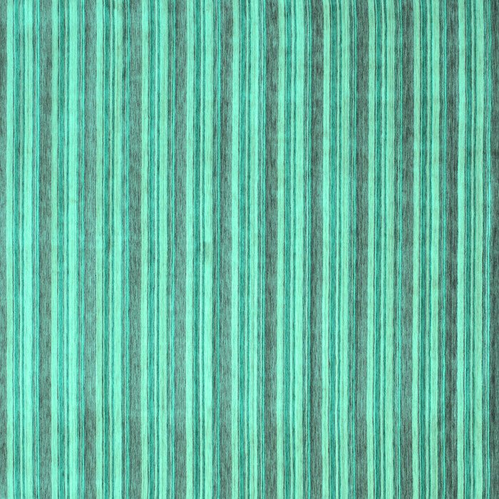 Square Machine Washable Abstract Turquoise Contemporary Area Rugs, wshcon291turq