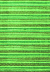 Abstract Green Contemporary Rug, con291grn