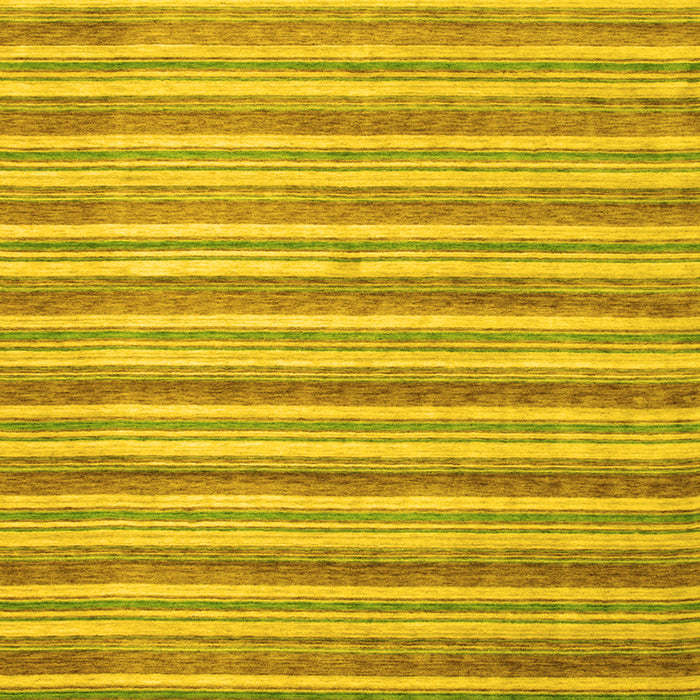 Machine Washable Abstract Yellow Contemporary Rug, wshcon291yw