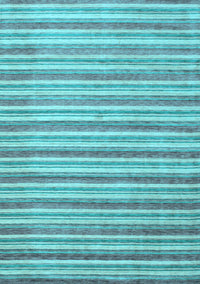 Abstract Light Blue Contemporary Rug, con291lblu