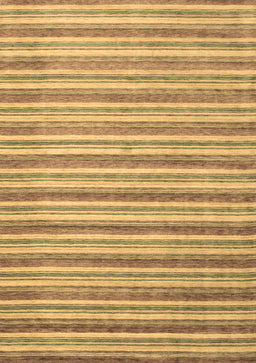 Abstract Brown Contemporary Rug, con291brn