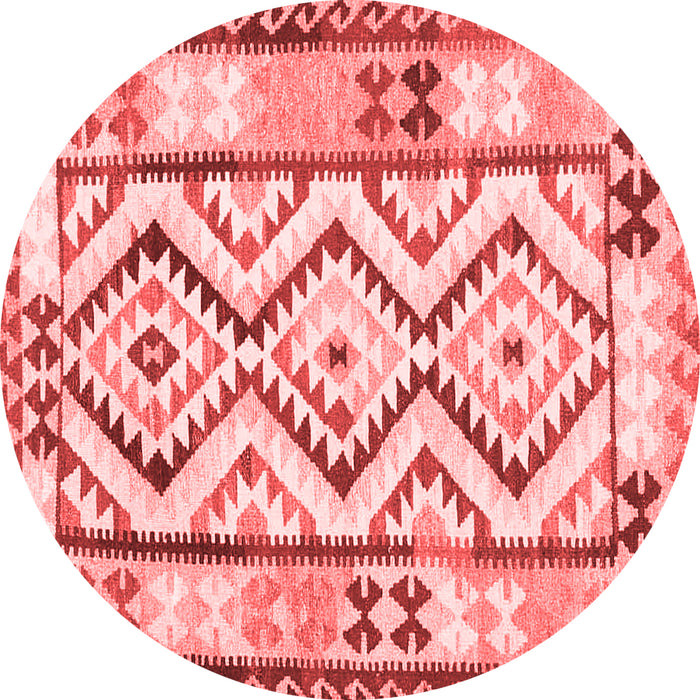 Machine Washable Southwestern Red Country Rug, wshcon2920red