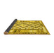 Sideview of Southwestern Yellow Country Rug, con2920yw