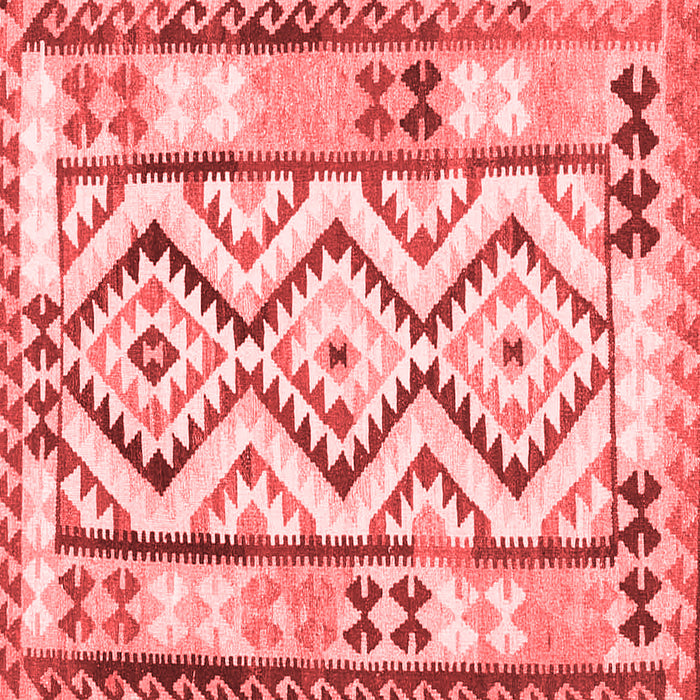 Machine Washable Southwestern Red Country Rug, wshcon2920red