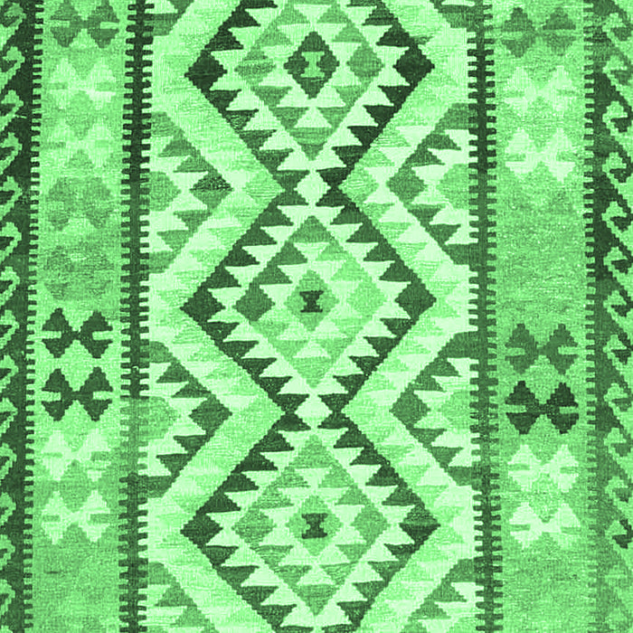 Southwestern Emerald Green Country Rug, con2920emgrn