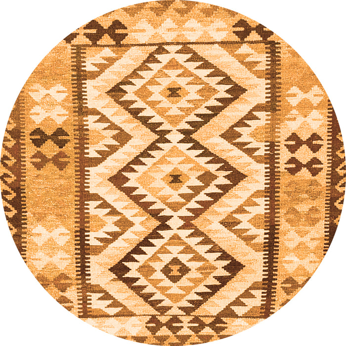 Machine Washable Southwestern Orange Country Area Rugs, wshcon2920org