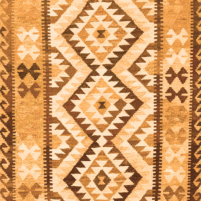 Serging Thickness of Machine Washable Southwestern Orange Country Area Rugs, wshcon2920org