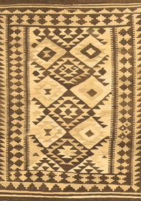 Southwestern Brown Country Rug, con2921brn