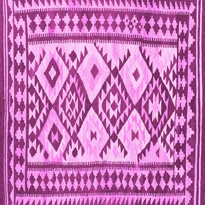 Square Southwestern Pink Country Rug, con2921pnk