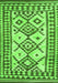 Southwestern Green Country Rug, con2921grn