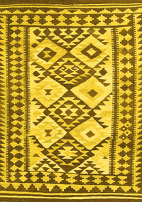 Southwestern Yellow Country Rug, con2921yw