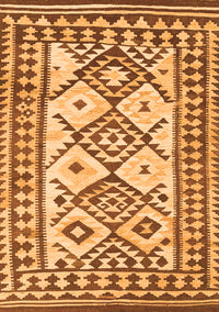 Southwestern Orange Country Rug, con2921org