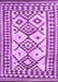 Machine Washable Southwestern Purple Country Area Rugs, wshcon2921pur