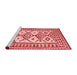 Country Red Washable Rugs