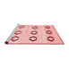 Country Red Washable Rugs