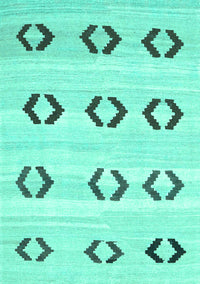 Southwestern Turquoise Country Rug, con2922turq