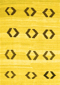 Southwestern Yellow Country Rug, con2922yw